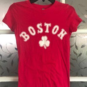 Soft Dark Pink BOSTON Shirt